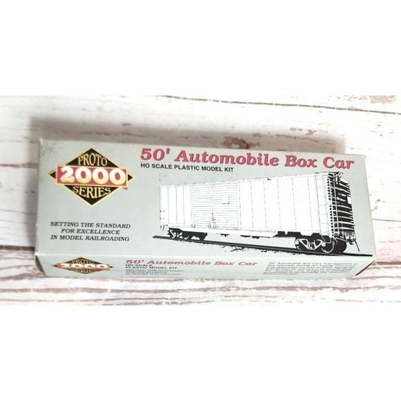 Proto 2000 Series 50’ HO Scale Plastic Model Kit W/ Dreadnaught Ends Model Train - Picture 1 of 16